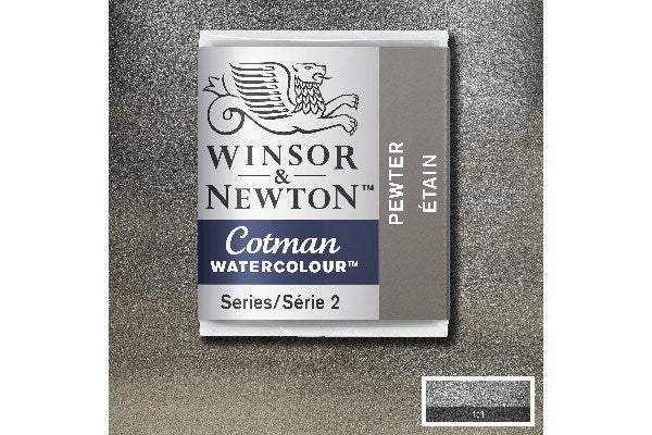 Cotman watercolour 1/2 pan Pewter 511